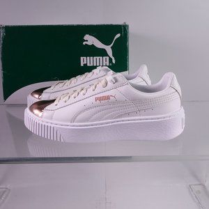 puma basket rose gold